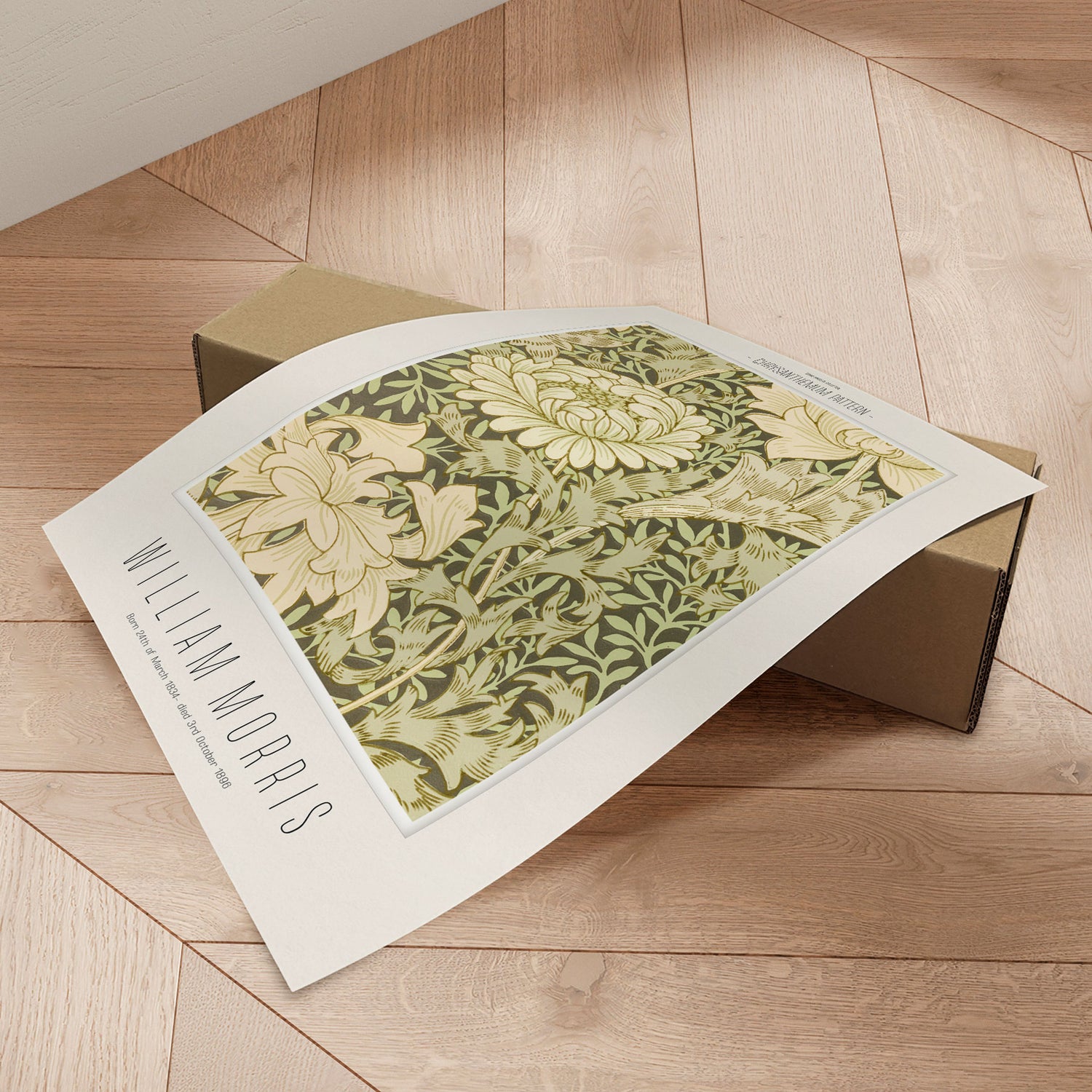 Plakat - Chrysanthemum Pattern - William Morris - Incado