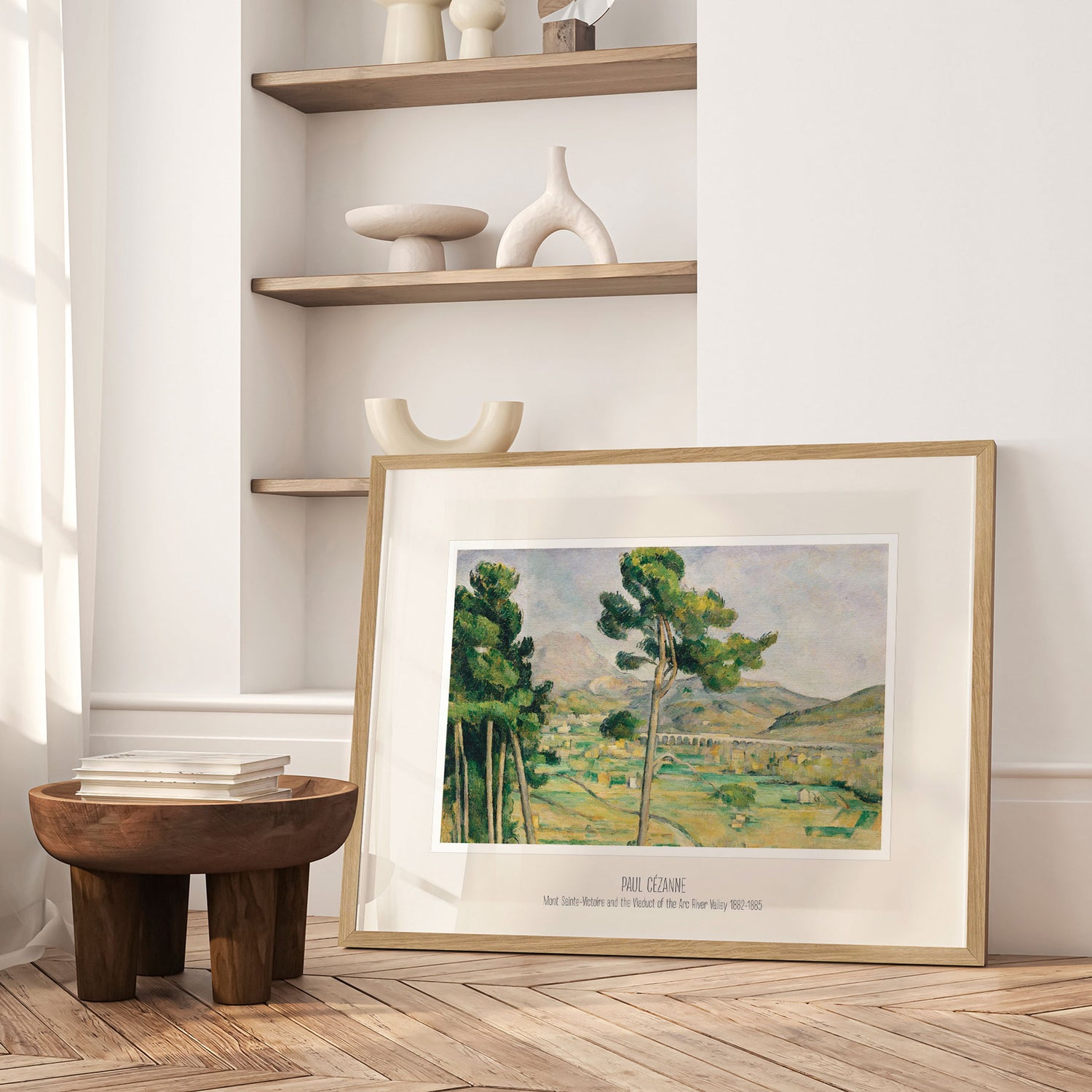 Plakat - Mont Sainte-Victoire and the Viaduct of the Arc River Valley - Incado