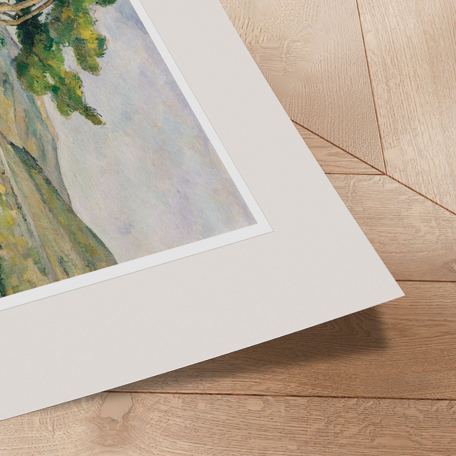 Plakat - Mont Sainte-Victoire and the Viaduct of the Arc River Valley - Incado