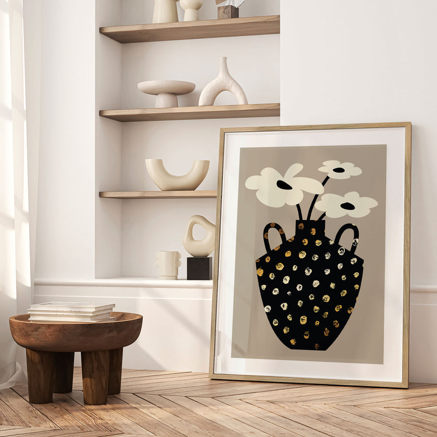 Plakat - Flower vase - Incado