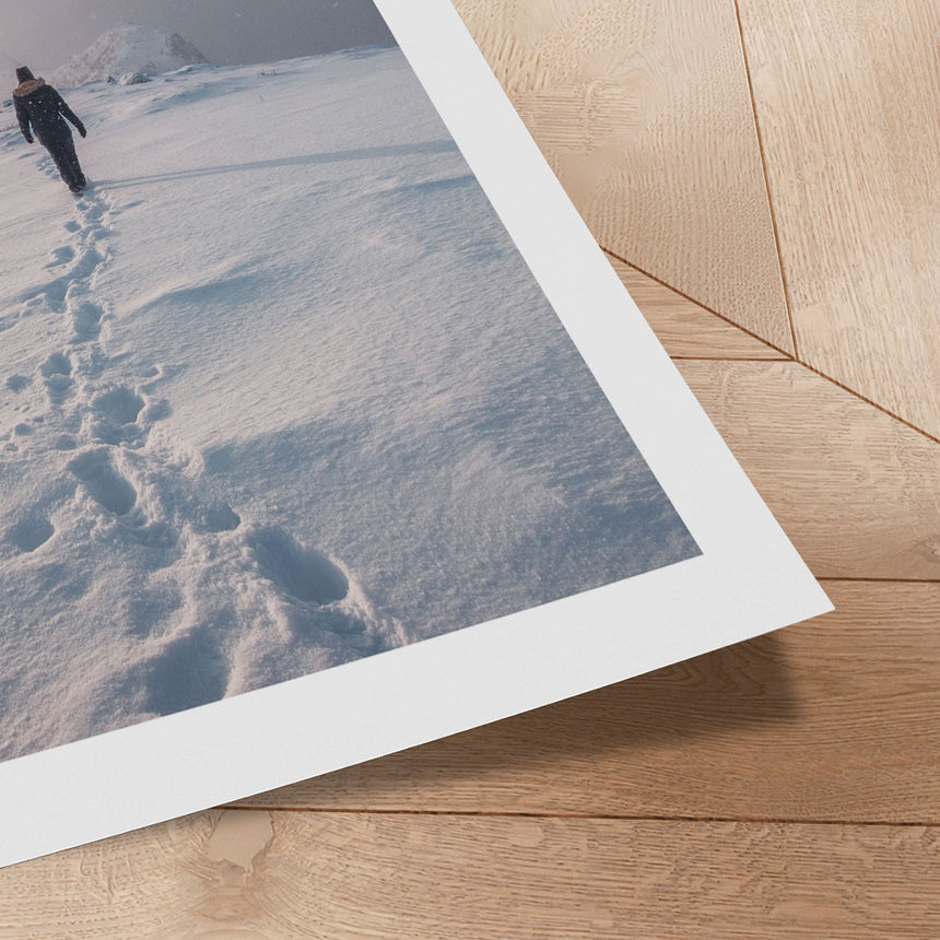 Plakat - A walk in the snow - Incado