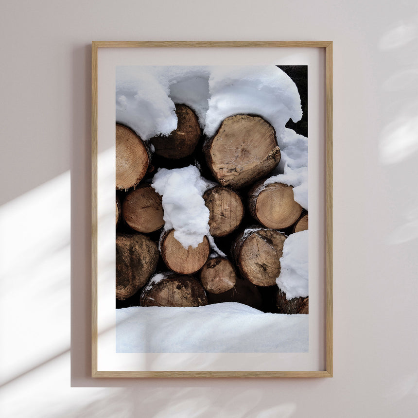 Plakat - Logs of wood - Incado
