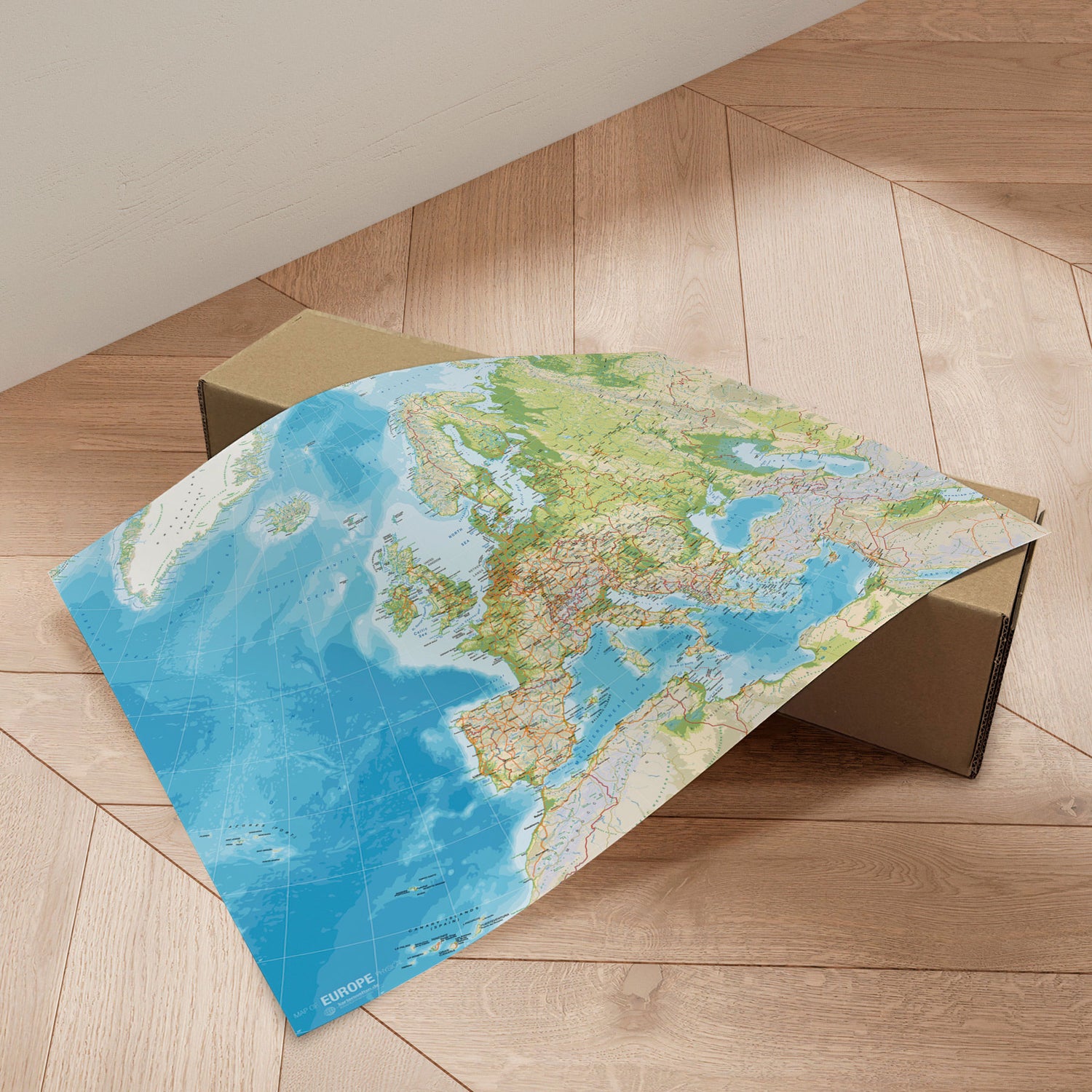 Europakort - Classic - Plakat - Incado