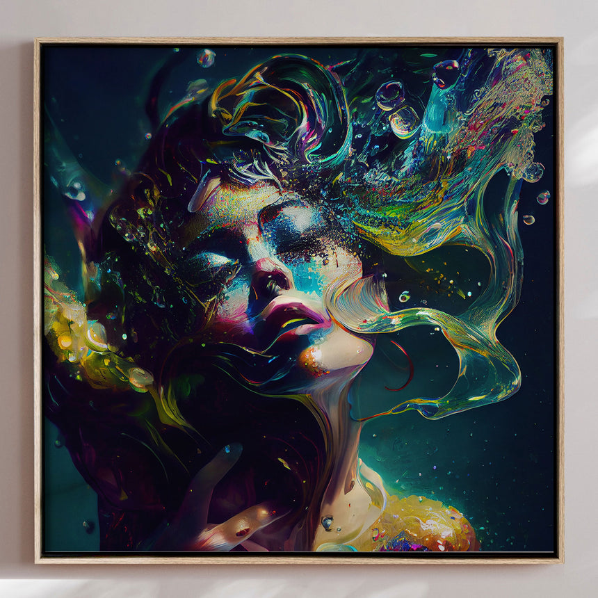 Lærredstryk - Vivid II