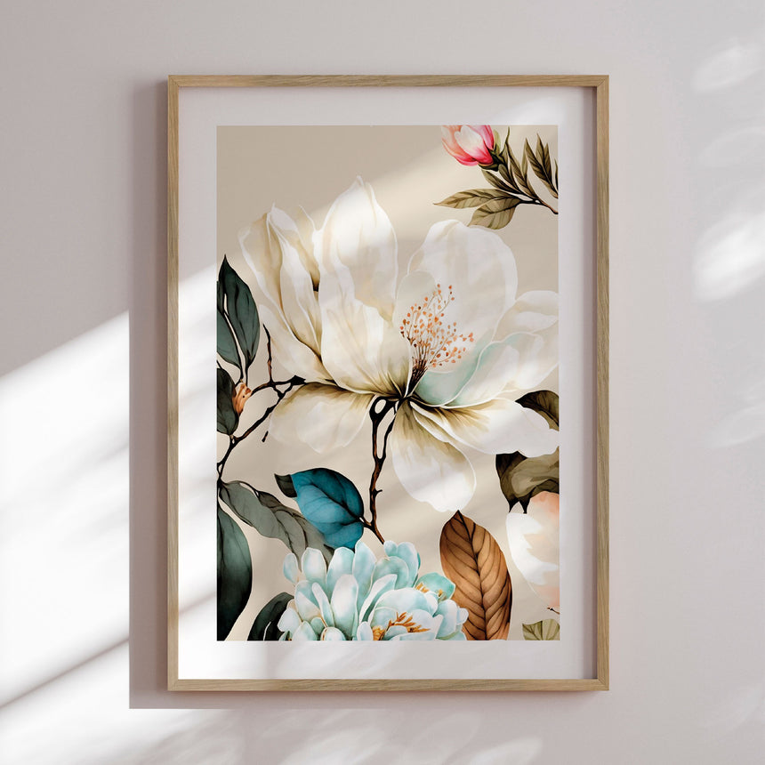 Plakat - Delicate Blossom