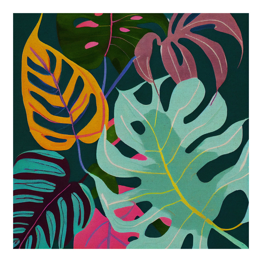 Hør lærredstryk - Just Colorful - Incado