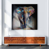 Lærredstryk - Colorful Elephant - Incado