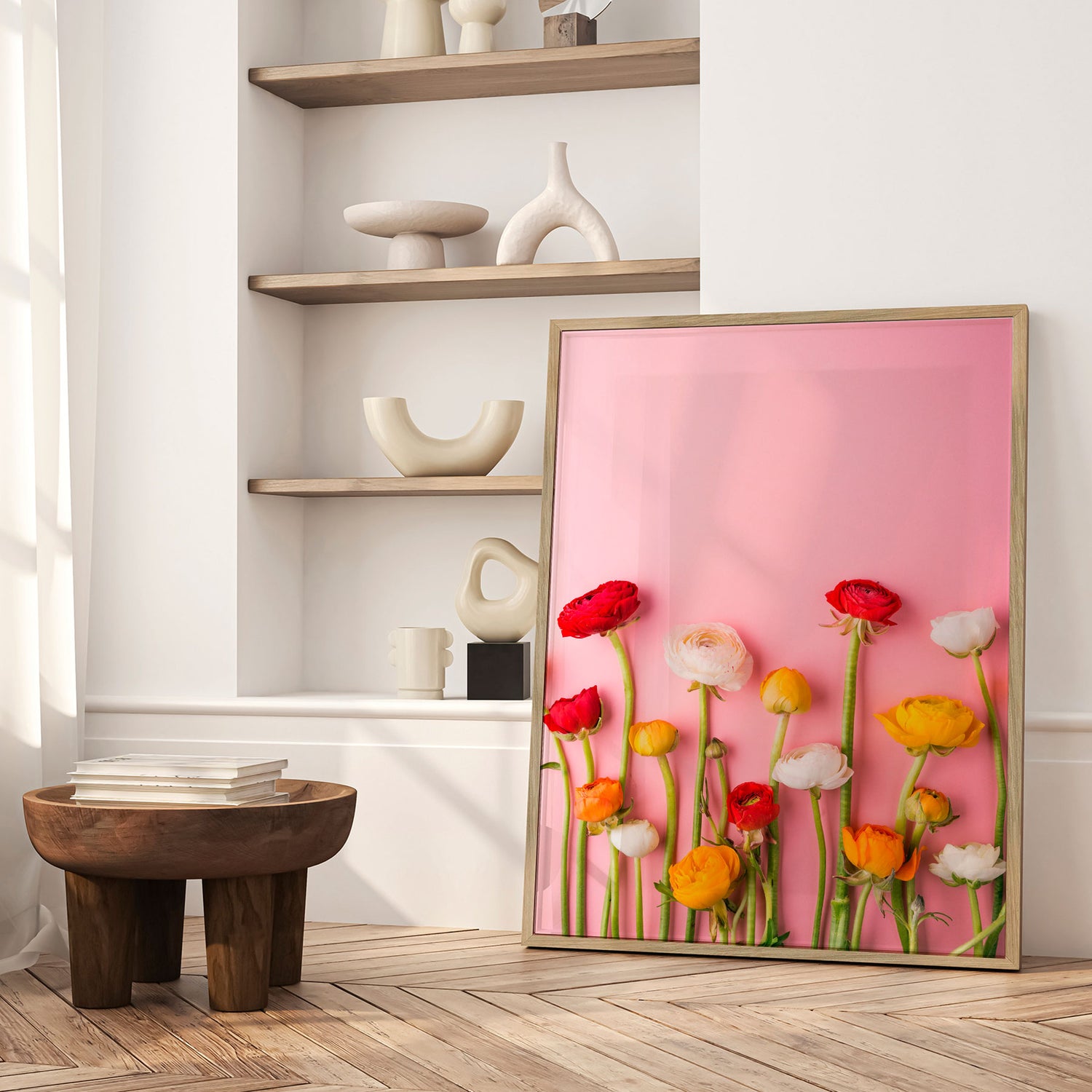 Plakat - Ranunculus Pink - Incado