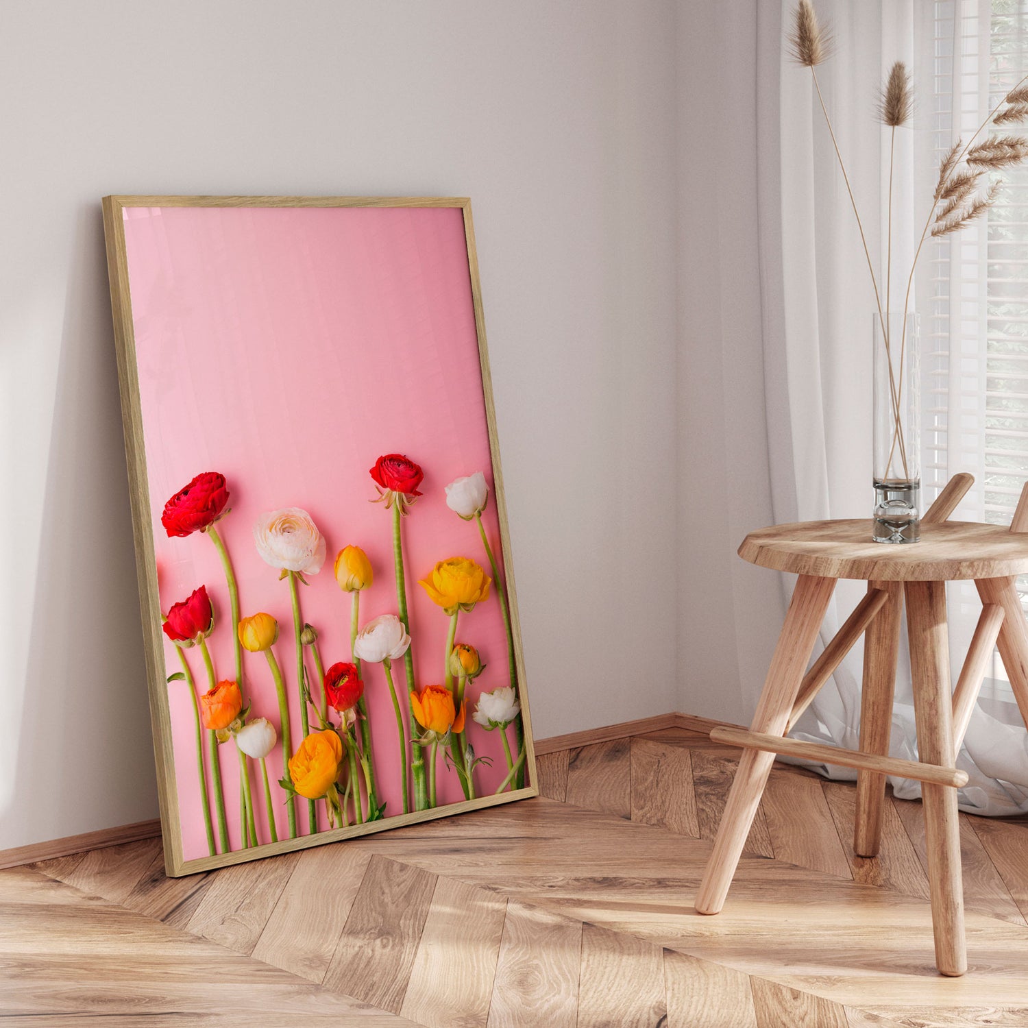 Plakat - Ranunculus Pink - Incado