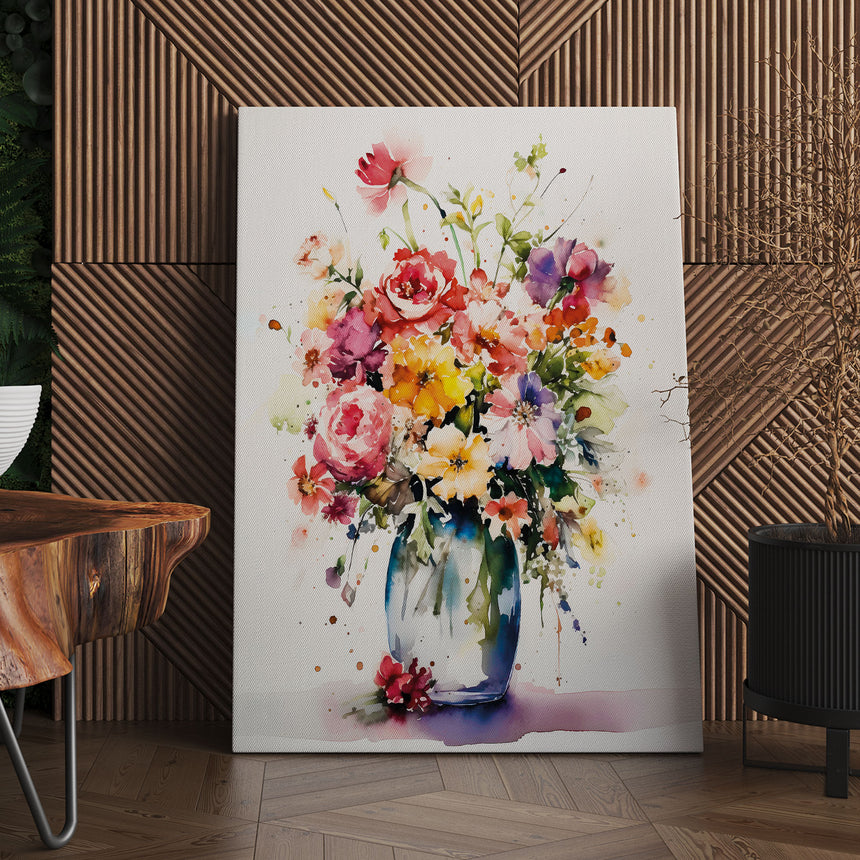 Lærredstryk - Summer Bouquet - Incado