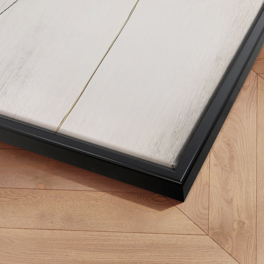 Håndlavet maleri med sort ramme - Green I - Mixed media - Incado