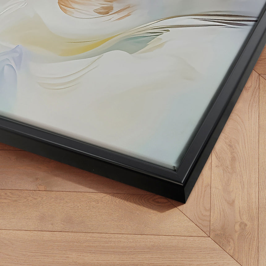 Håndlavet maleri med sort ramme - Colorful Explosion II - Mixed media - Incado