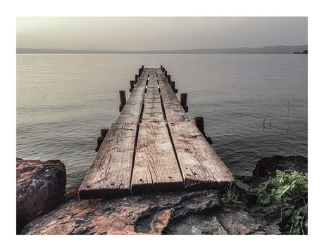 Lærredstryk - Wooden Bridge - Incado