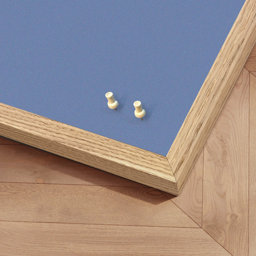 Opslagstavle med egetræsramme - Centurion - Incado