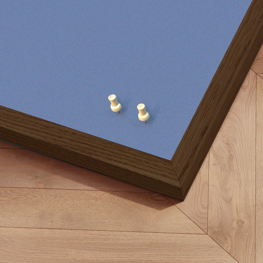 Opslagstavle med røget egetræsramme - Centurion - Incado