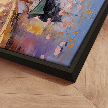 Håndlavet maleri ramme - Forårshavn - Mixed media - Incado