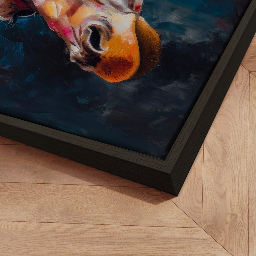 Håndlavet maleri med ramme - Mumbaj - Mixed media - Incado