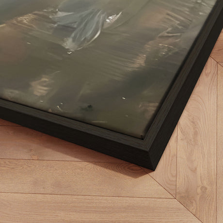 Håndlavet maleri med ramme - Summer Waves - Mixed media - Incado