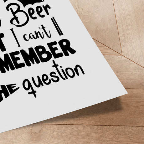 Plakat - Important Question - Incado