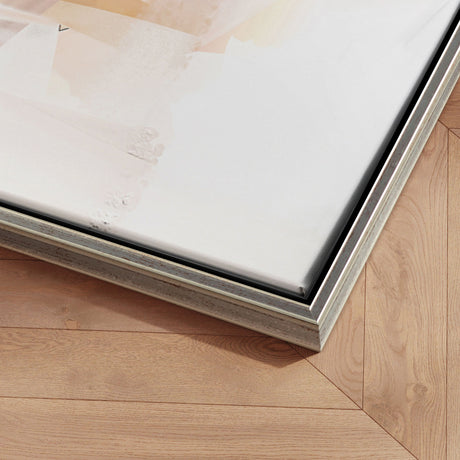 Håndlavet maleri med ramme - Colorful Swirl - Mixed media - Incado