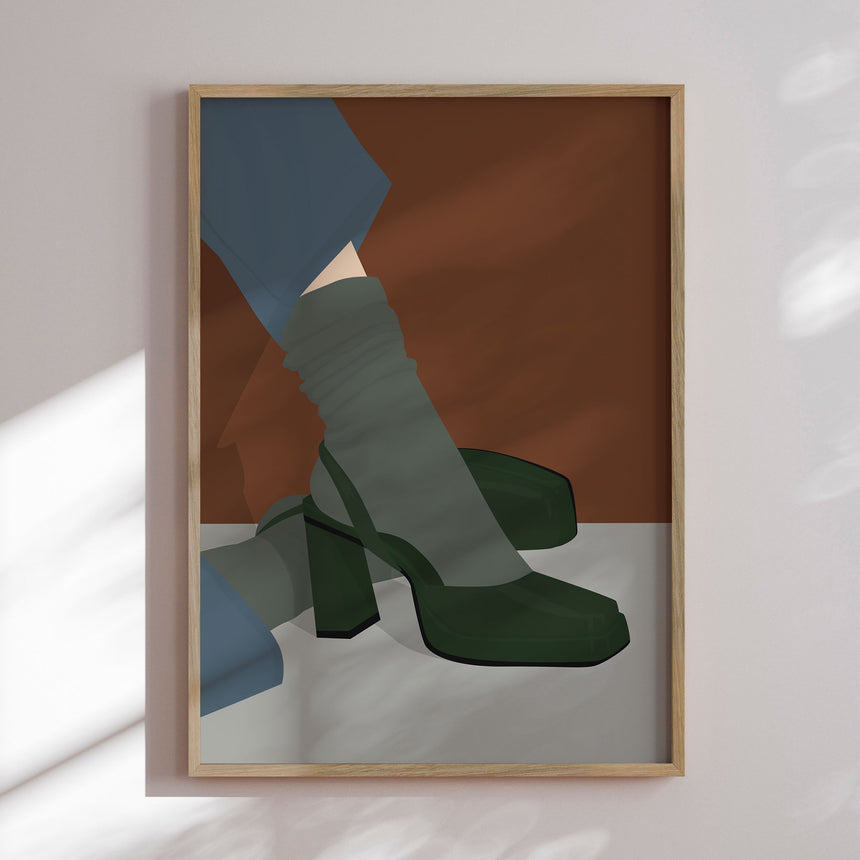 Plakat - New Shoes - Studio Fresh - Incado