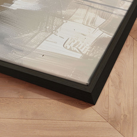 Håndlavet maleri med ramme - Whispering Leaves - Mixed media - Incado