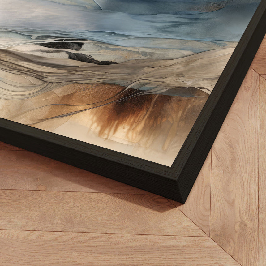 Håndlavet maleri med ramme - Desert Breeze - Mixed media - Incado