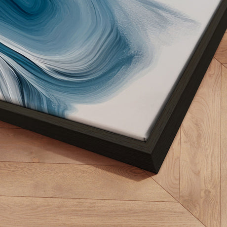 Håndlavet maleri med ramme - Dancing Shadows - Mixed media - Incado