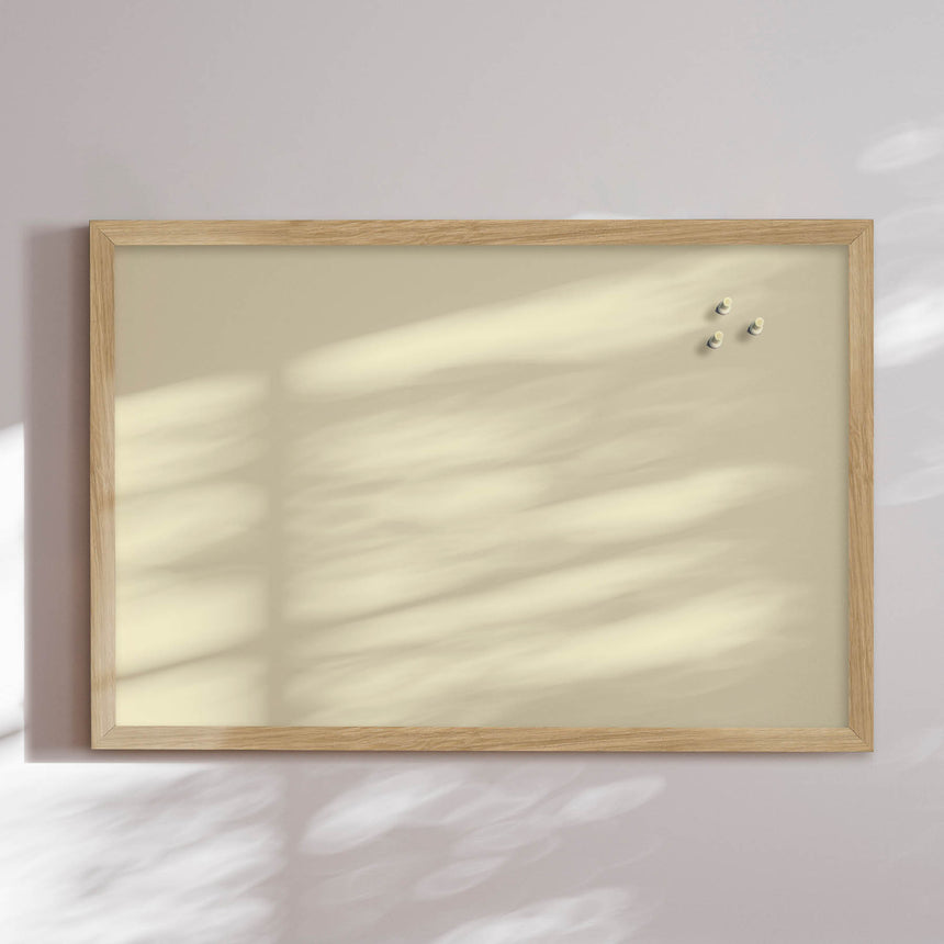 Opslagstavle med egetræsramme - Sunshine Bliss - Incado