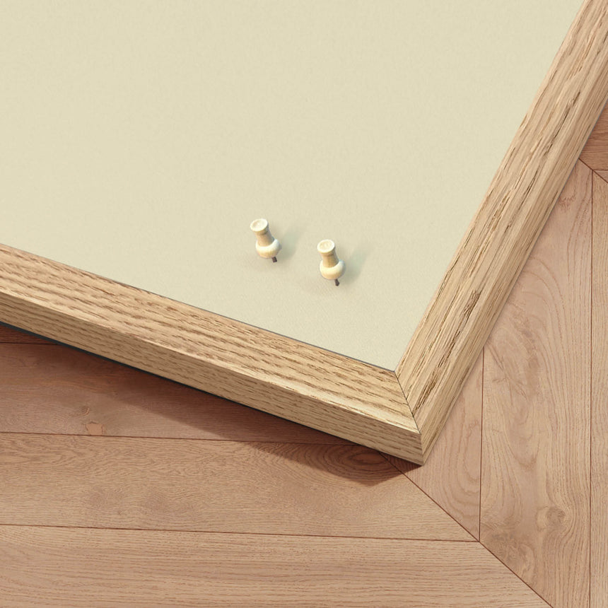 Opslagstavle med egetræsramme - Sunshine Bliss - Incado