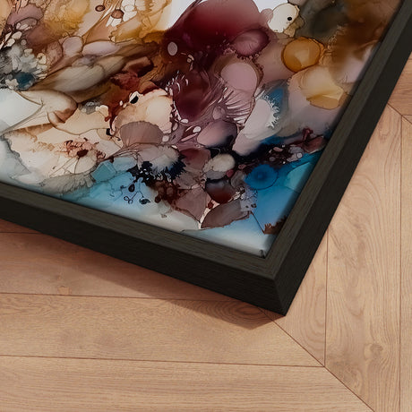 Håndlavet maleri med ramme - Colorful Concert III - Mixed media - Incado