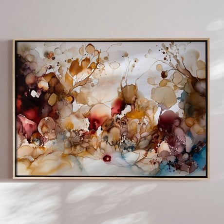 Håndlavet maleri med ramme - Colorful Concert III - Mixed media - Incado