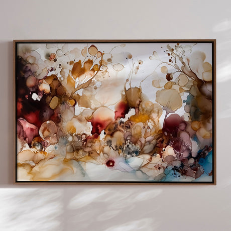 Håndlavet maleri med ramme - Colorful Concert III - Mixed media - Incado