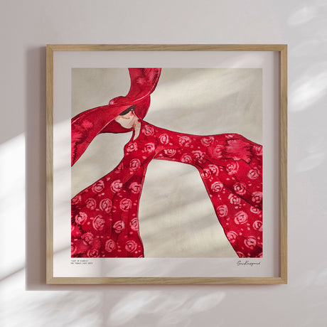 Plakat - Lady in Scarlet - Sara Korsgaard - Incado