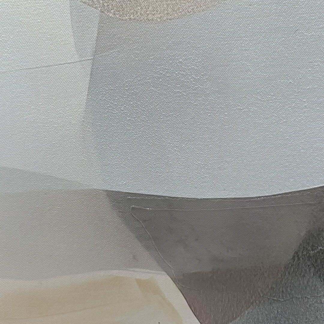 Håndlavet maleri med ramme - Noir Bloom - Mixed media - Incado