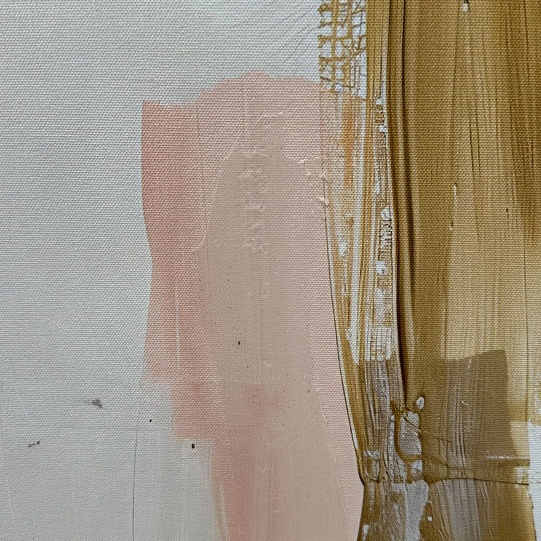 Håndlavet maleri med ramme - Soft Tension - Mixed media - Incado