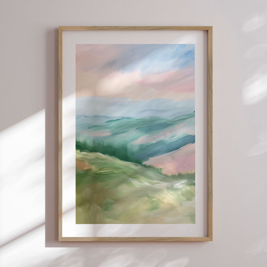 Plakat - Gentle Valley - Incado