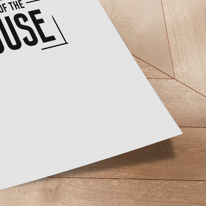 Plakat - Queen of the House - Incado