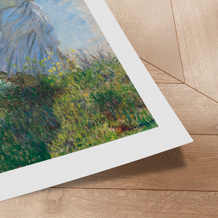 Plakat - Woman with a Parasol - Claude Monet - Incado