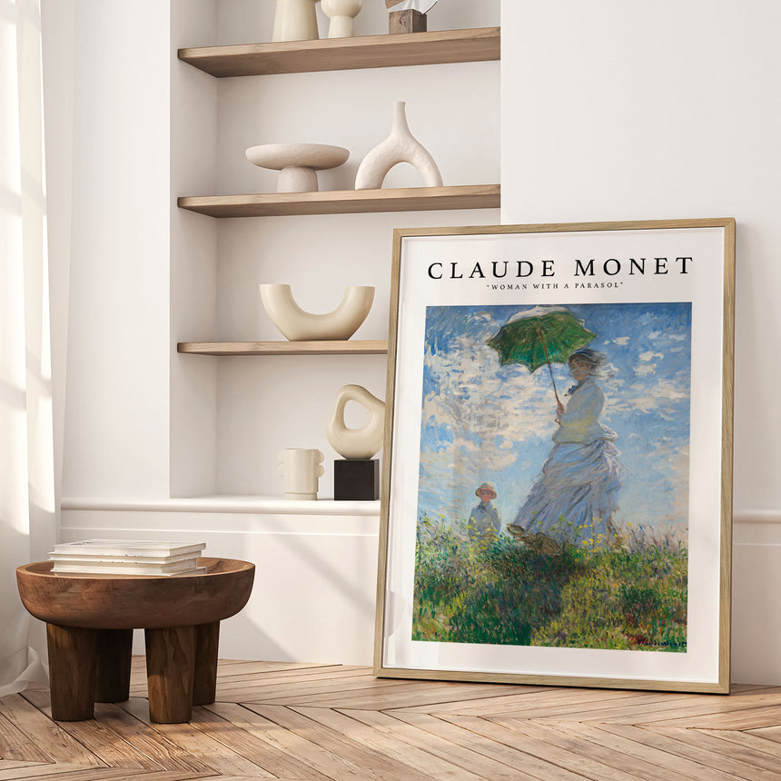 Plakat - Woman with a Parasol - Claude Monet - Incado