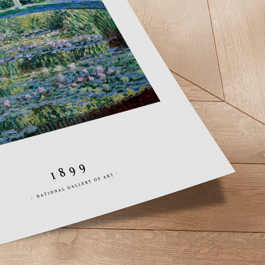 Plakat - Water Lilies and Japanese Bridge - Claude Monet - Incado