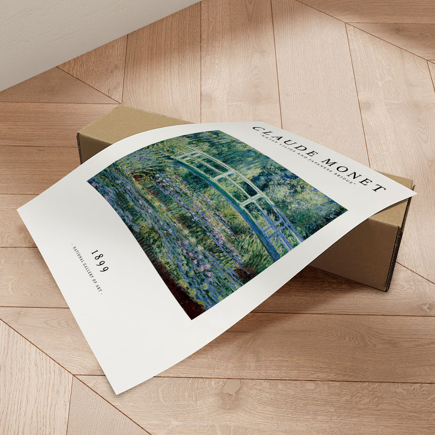 Plakat - Water Lilies and Japanese Bridge - Claude Monet - Incado