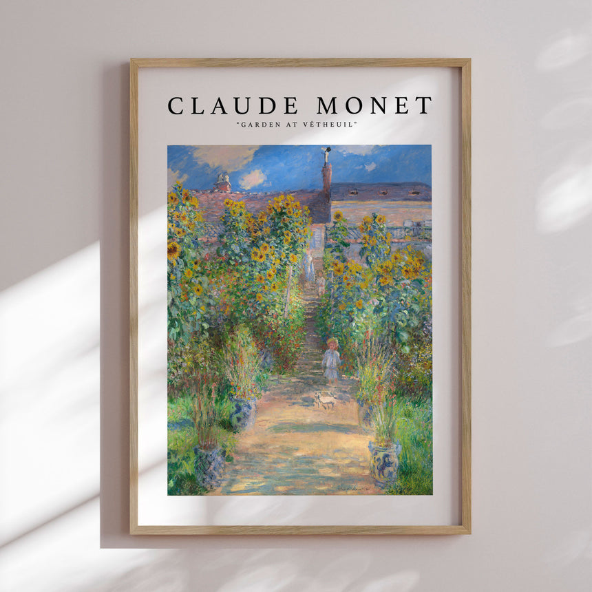 Plakat - Garden of Vétheuil - Claude Monet - Incado