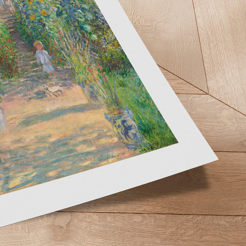 Plakat - Garden of Vétheuil - Claude Monet - Incado