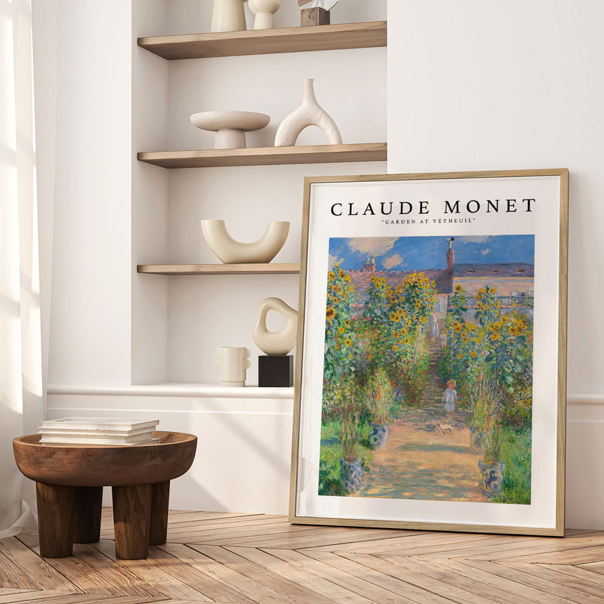 Plakat - Garden of Vétheuil - Claude Monet - Incado
