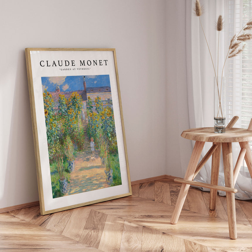 Plakat - Garden of Vétheuil - Claude Monet - Incado