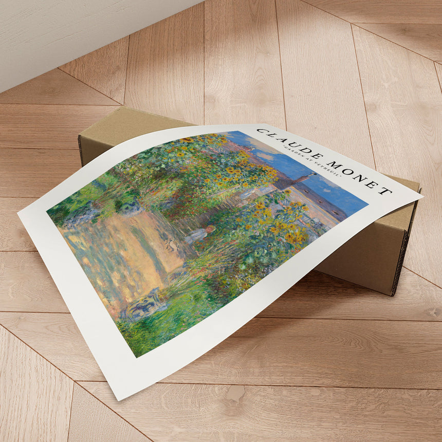 Plakat - Garden of Vétheuil - Claude Monet - Incado