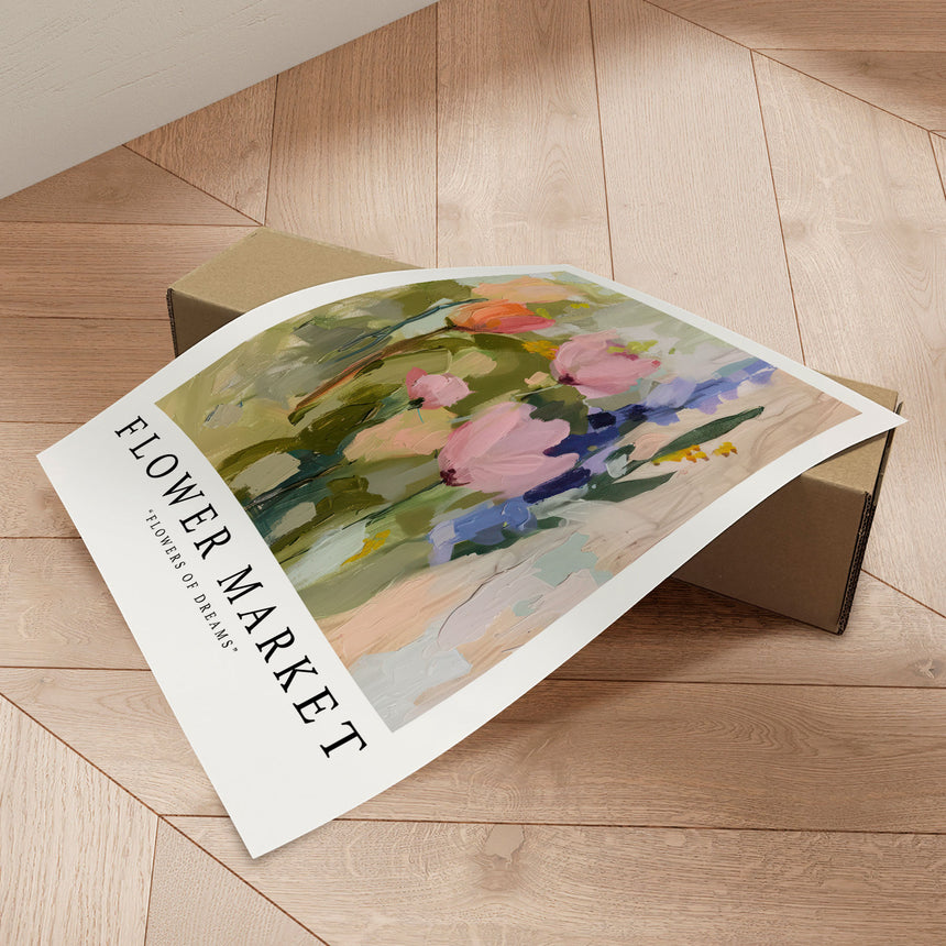 Plakat - Flowers of Dreams - Flower Market - Incado