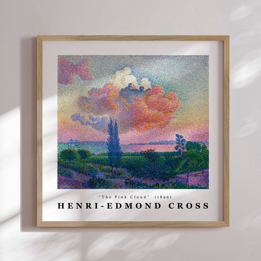 Plakat - The Pink Cloud - Henri-Edmond Cross - Incado