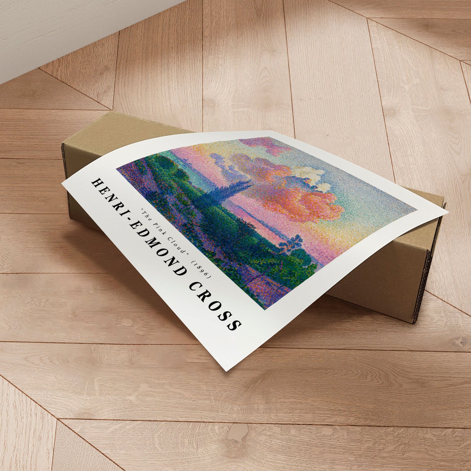 Plakat - The Pink Cloud - Henri-Edmond Cross - Incado